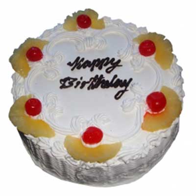 "Fresh Cream Pineapple  Cake - 1kg - Click here to View more details about this Product